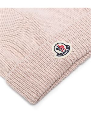 cappello in cotone rosa MONCLER KIDS | L19513B00006M286151N
